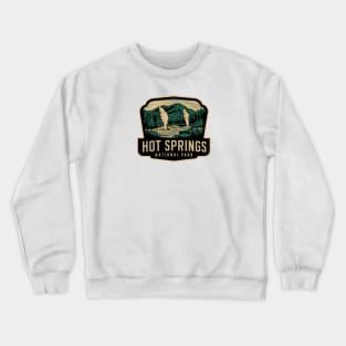 Arkansas Hot Springs Retro Crewneck Sweatshirt